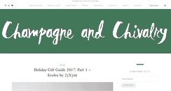 Desktop Screenshot of champagnechivalry.com